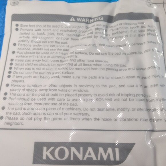 Dance Dance Revolution DDR Pad Nintendo Wii GameCube Konami RU054 TESTED - Picture 16 of 16
